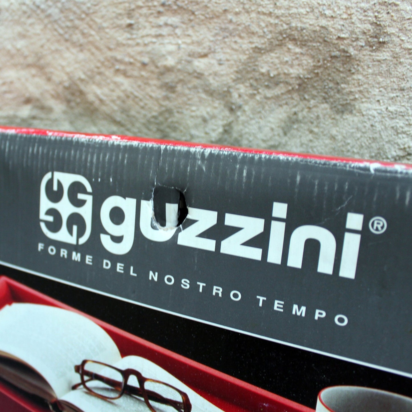 Vintage LUIGI MASSONI for GUZZINI bed foldable tray - folding table - space age - 1970s/1980s - with original box - New Old Stock